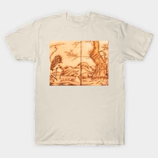 Japanese Mixed media drawing T-Shirt